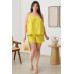 Plus Size Textured Top Elastic Waist Short Sets