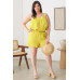 Plus Size Textured Top Elastic Waist Short Sets