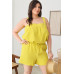 Plus Size Textured Top Elastic Waist Short Sets