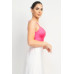 Rhinestone Strap Sweetheart Bodysuit