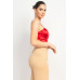 Rhinestone Strap Sweetheart Bodysuit