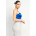 Rhinestone Strap Sweetheart Bodysuit