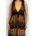 Sheer Embroidered Lace Vest