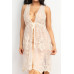 Sheer Embroidered Lace Vest