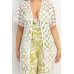 Crocheted Open-front Fringe Kimono