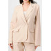 Luxe Stretch Woven Loose Fit Blazer And Wide Legs Pants Semi Formal Set
