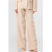 Luxe Stretch Woven Loose Fit Blazer And Wide Legs Pants Semi Formal Set