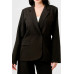 Luxe Stretch Woven Loose Fit Blazer And Wide Legs Pants Semi Formal Set