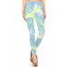 Tie Dye Printed, Full Length, High Waisted Leggings