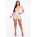 Infinity Off-shoulder Knitted Rompers