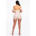 Infinity Off-shoulder Knitted Rompers