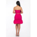 Ruffle Ruched Mini Skirt Set