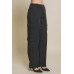 Full-length Tencel Pants With Cargo Pockets