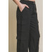 Full-length Tencel Pants With Cargo Pockets