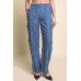 Full-length Tencel Pants With Cargo Pockets