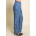 Full-length Tencel Pants With Cargo Pockets