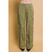 Full-length Tencel Pants With Cargo Pockets