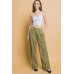 Full-length Tencel Pants With Cargo Pockets