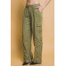 Full-length Tencel Pants With Cargo Pockets