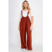 French Terry Wide Leg Jumpsuit Overalls