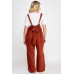 French Terry Wide Leg Jumpsuit Overalls