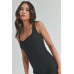 Solid Color Jumpsuit