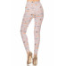 Teepee Print, High Rise, Fitted Leggings, With An Elastic Waistband