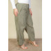 Plus Size Drawstring Waist Parachute Pants