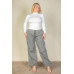 Plus Size Drawstring Waist Parachute Pants