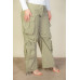 Plus Size Flap Pockets Drawstring Ruched Parachute Pants