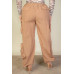 Plus Size Flap Pockets Drawstring Ruched Parachute Pants