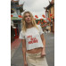 My Own Muse Vintage Wash Cropped Graphic Tee