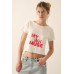 My Own Muse Vintage Wash Cropped Graphic Tee