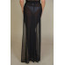 High Split Mesh Sheer Maxi Skirt