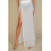 High Split Mesh Sheer Maxi Skirt