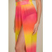 High Split Mesh Sheer Maxi Skirt