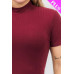 Plus Size Ribbed Short Sleeve Bodysuit
