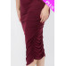 Plus Size Square Neck Ruched Bodycon Midi Dress