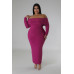 Off Shoulders Stretch Dress