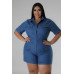 Semi-stretch Romper