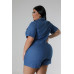 Semi-stretch Romper