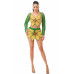 Crochet Skirt Set Sunflower
