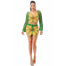 Crochet Skirt Set Sunflower