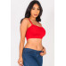 Ribbed Knit Cami Crop Top