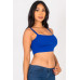 Ribbed Knit Cami Crop Top
