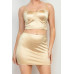 Sweetheart Bustier Rhinestones Crop Top