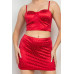 Sweetheart Bustier Rhinestones Crop Top