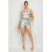 Sweetheart Bustier Rhinestones Crop Top
