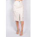Faux Leather High-rise Cargo Skirt