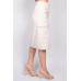 Faux Leather High-rise Cargo Skirt